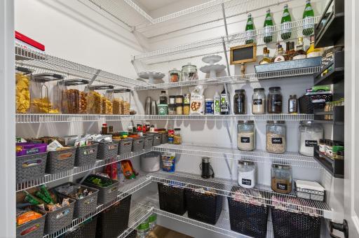Amazing storage space for food and appliances