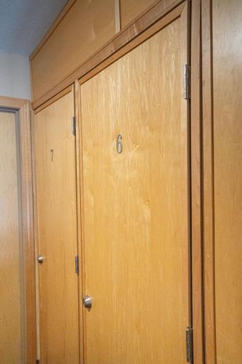 4548 Cedar Lake Rd S _ Additional private storage unit located just outside the condo.