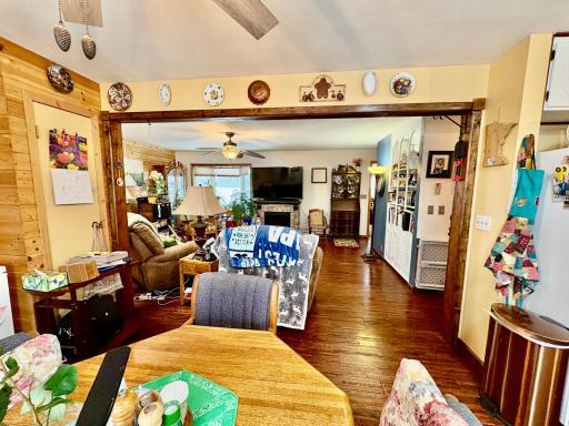 Dining room to living room