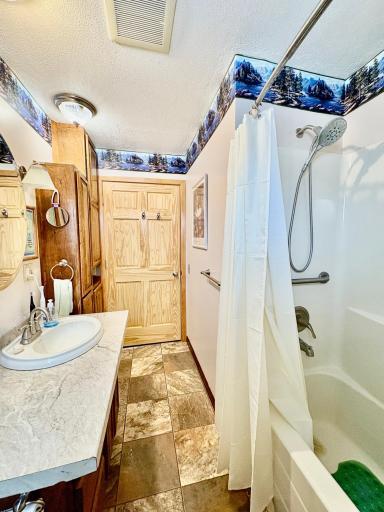 Updated main level full bath