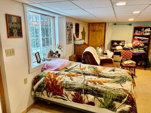 Basement bedroom