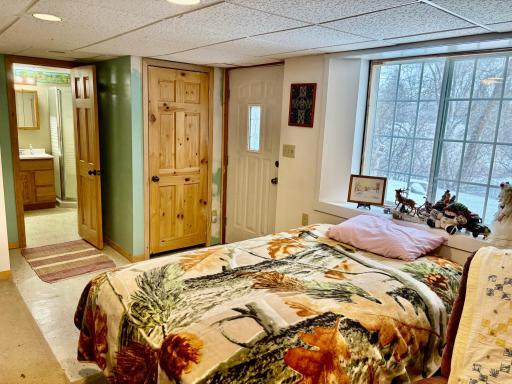 Basement bedroom