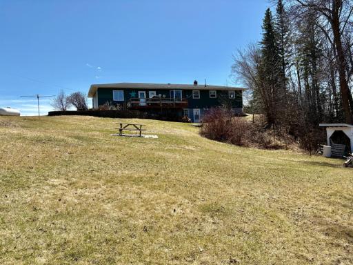 Large private back yard