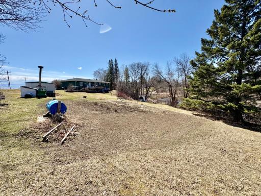 Large backyard garden