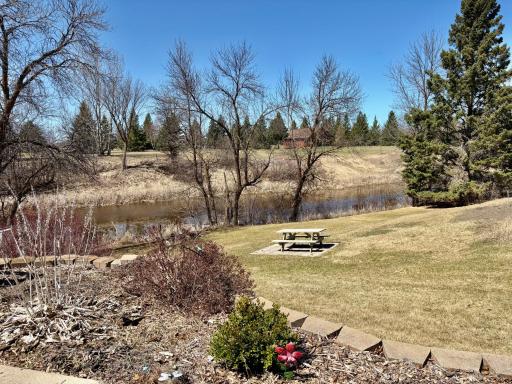 Beautifully landscaped private back yard