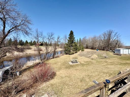 Massive back yard along the creek