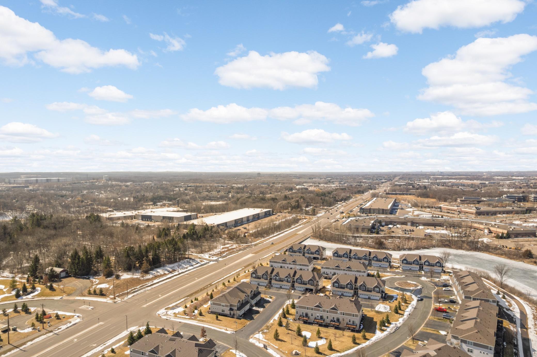 Aerial View from the road
