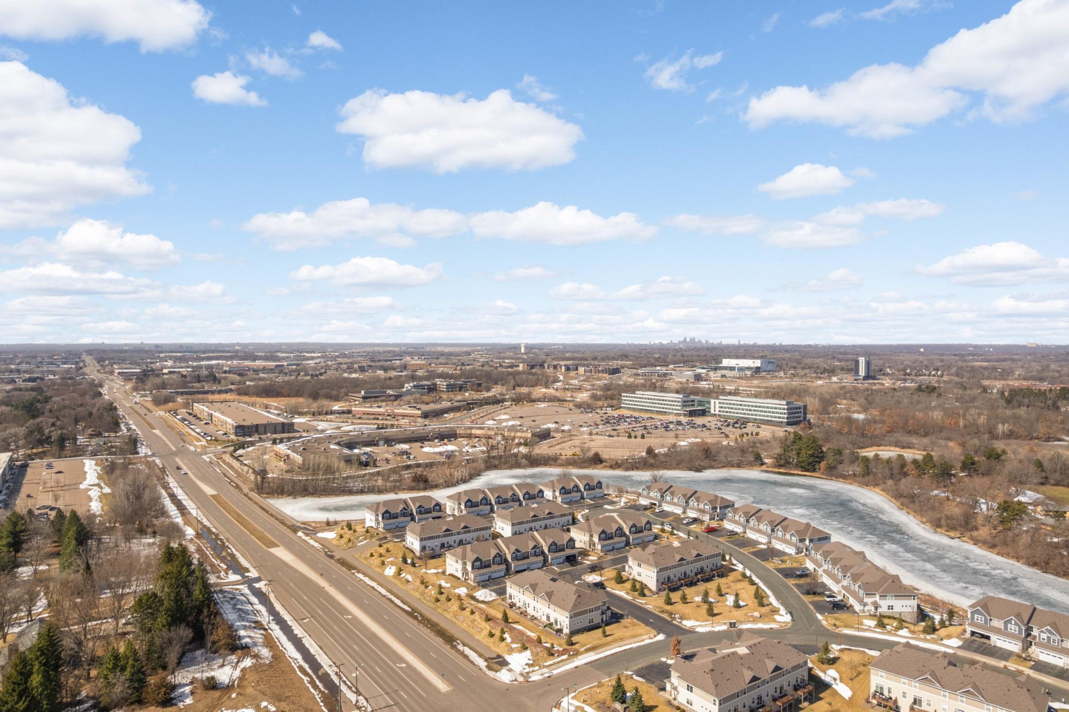 Aerial View from the road