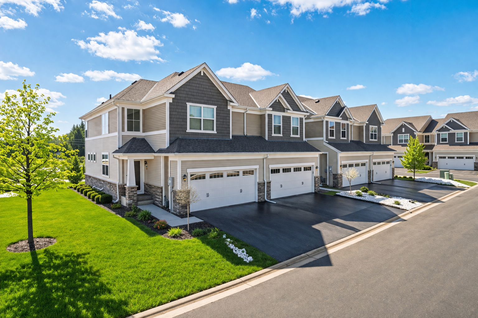 Beautiful lawn from the front porch