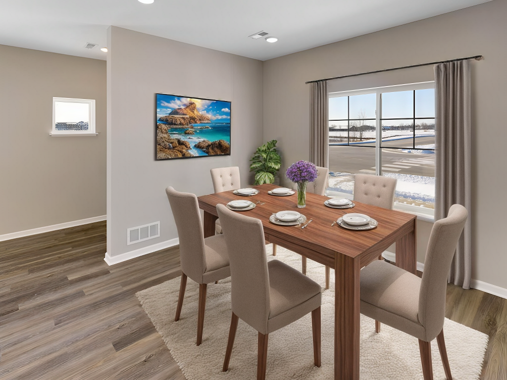 Elmcrest Dining Room Virtual Staged