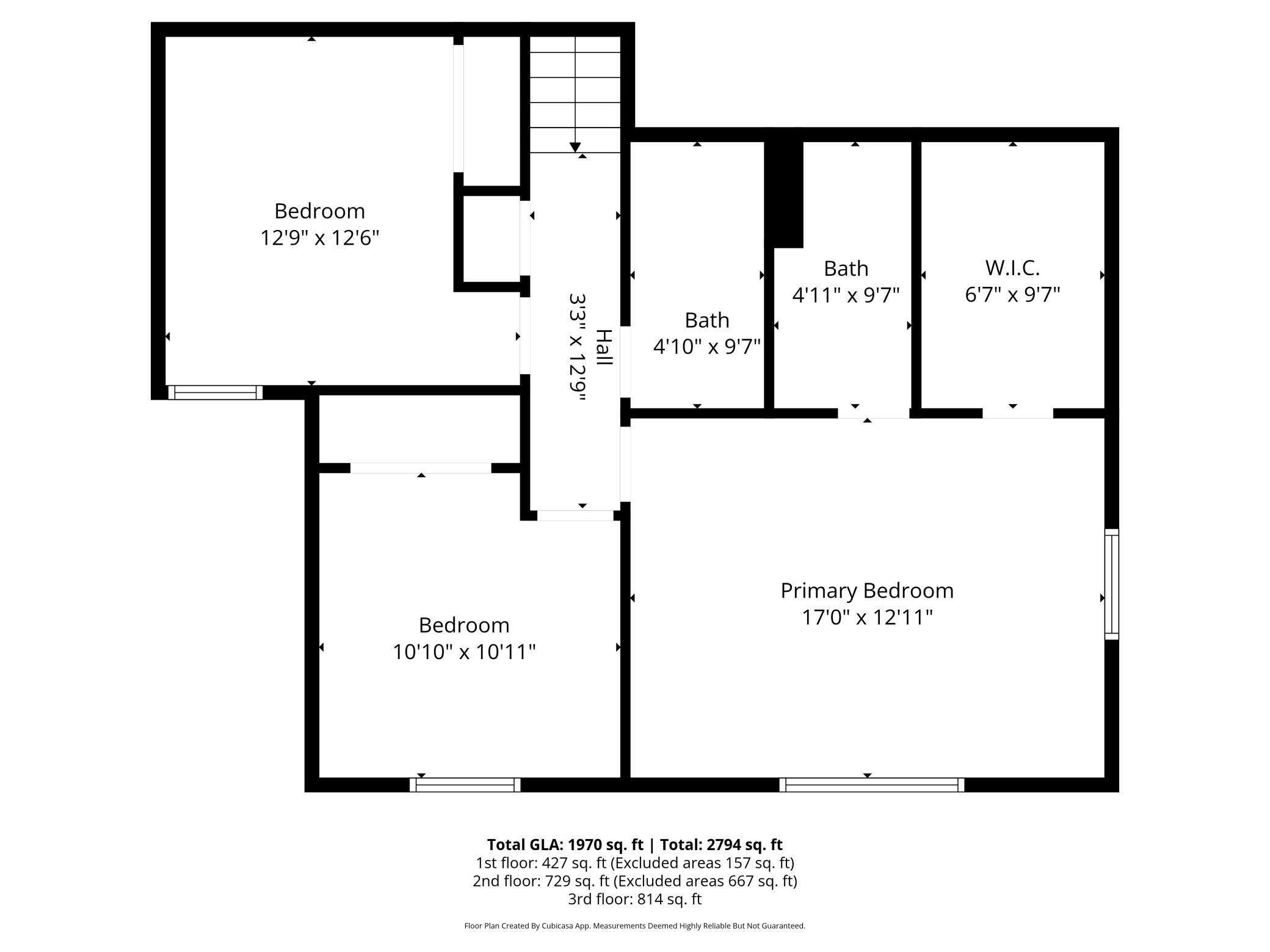 Upper Level Floorplan