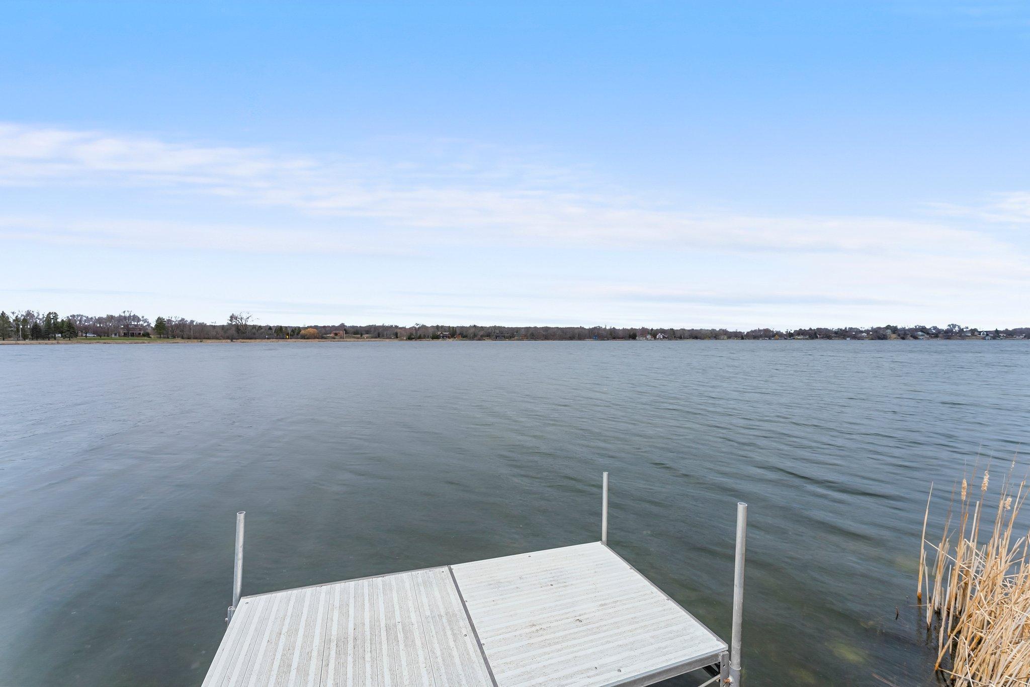 Some of the best Bass fishing right off this dock