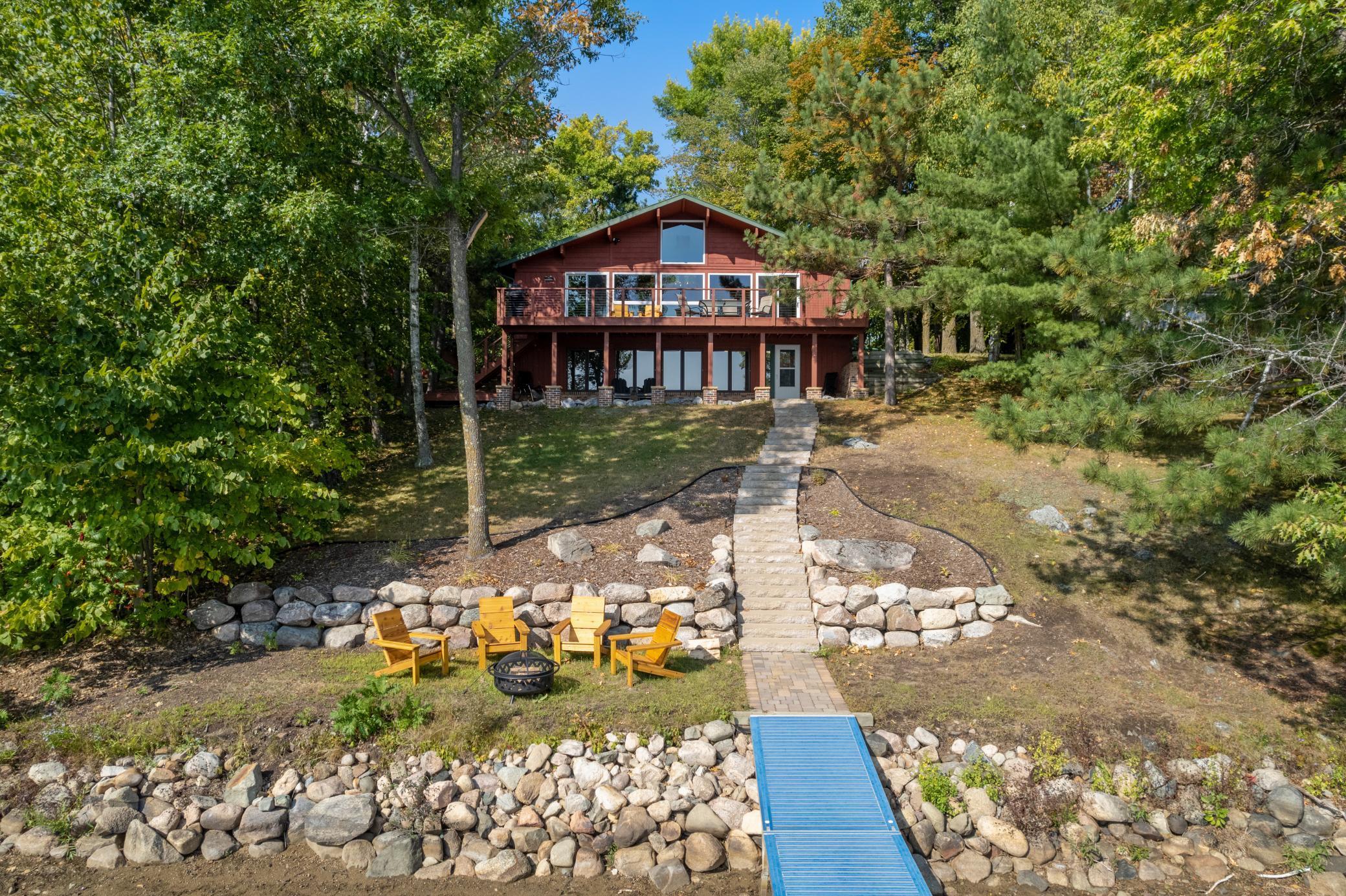 Classic Minnesota cabin charm meets modern updates in this stunning retreat.