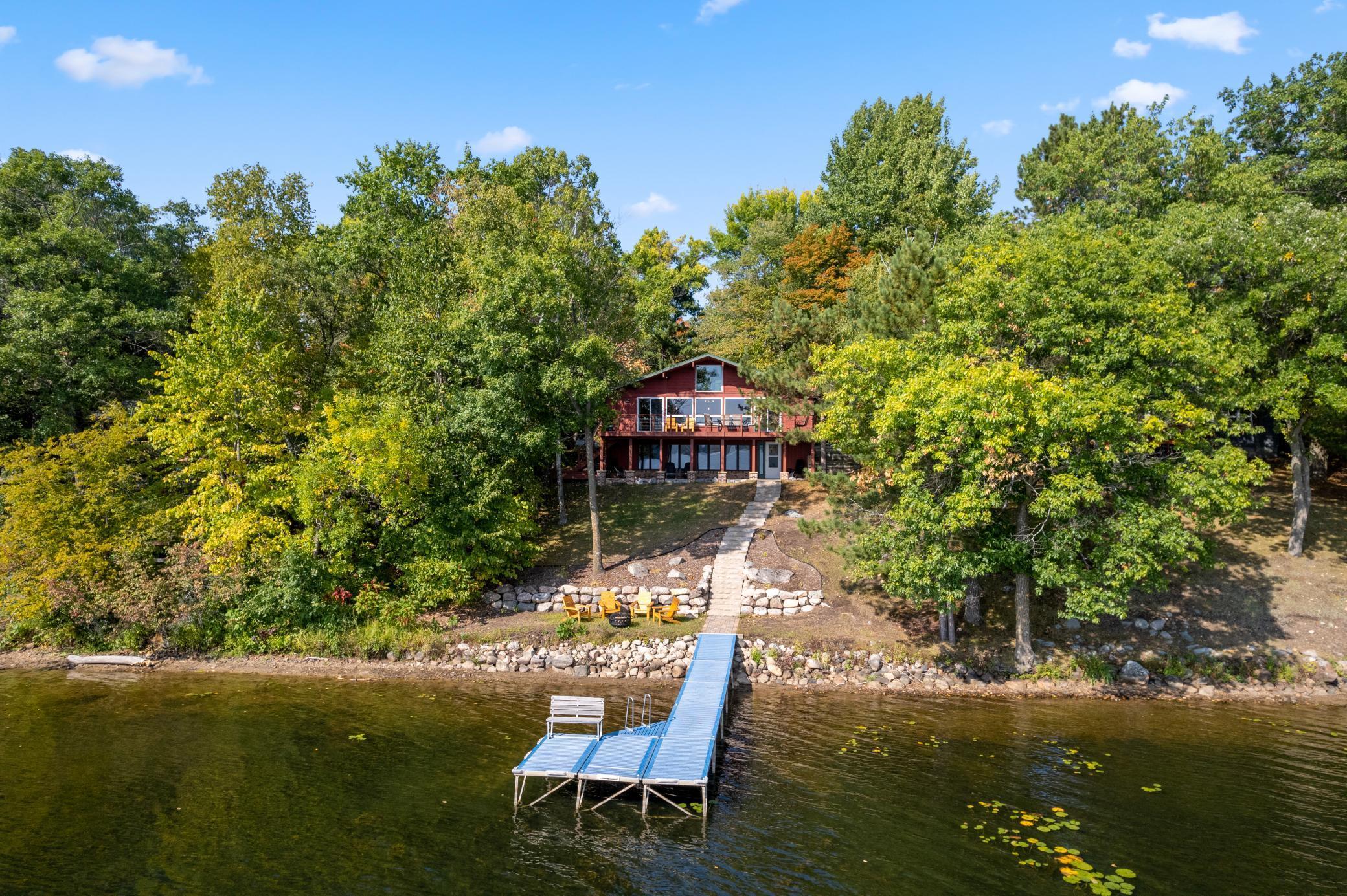 Dock included—ready for summer days on the water.