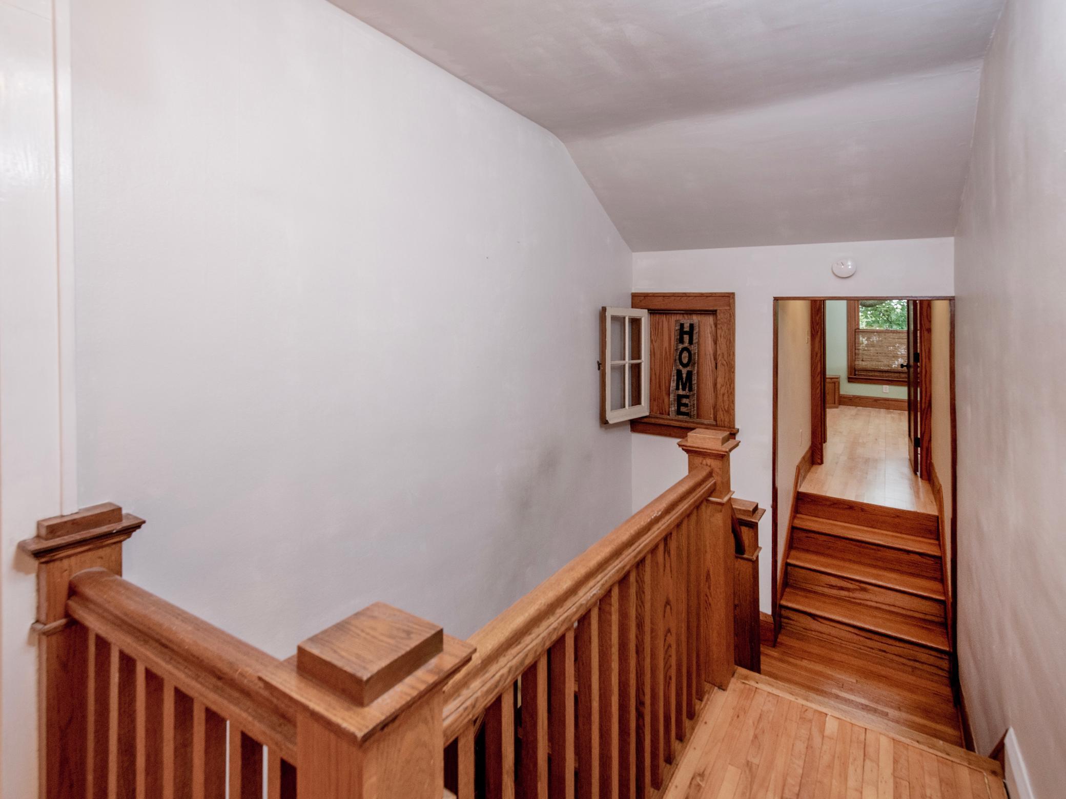 Beautiful woodwork throught.