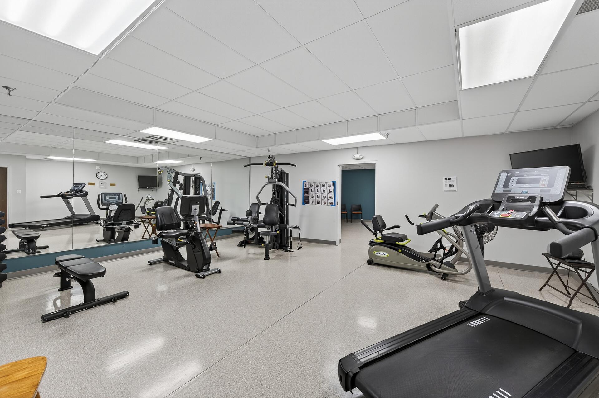 Exercise Room in the lower level