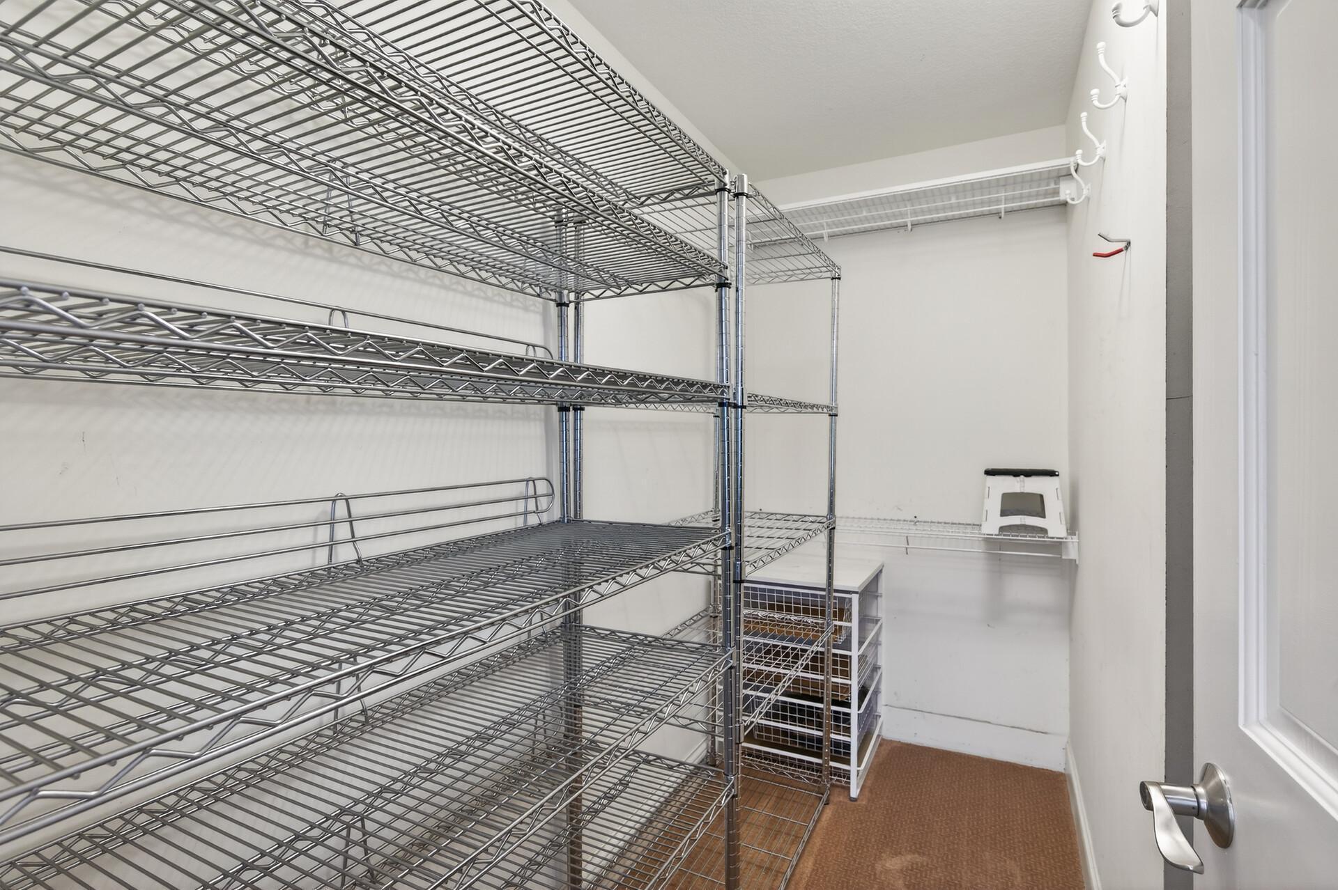 Large in unit storage closet