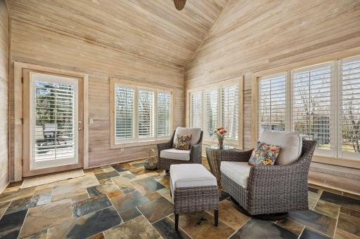 The porch has deck access as well. Great for hosting grill-outs and other events!