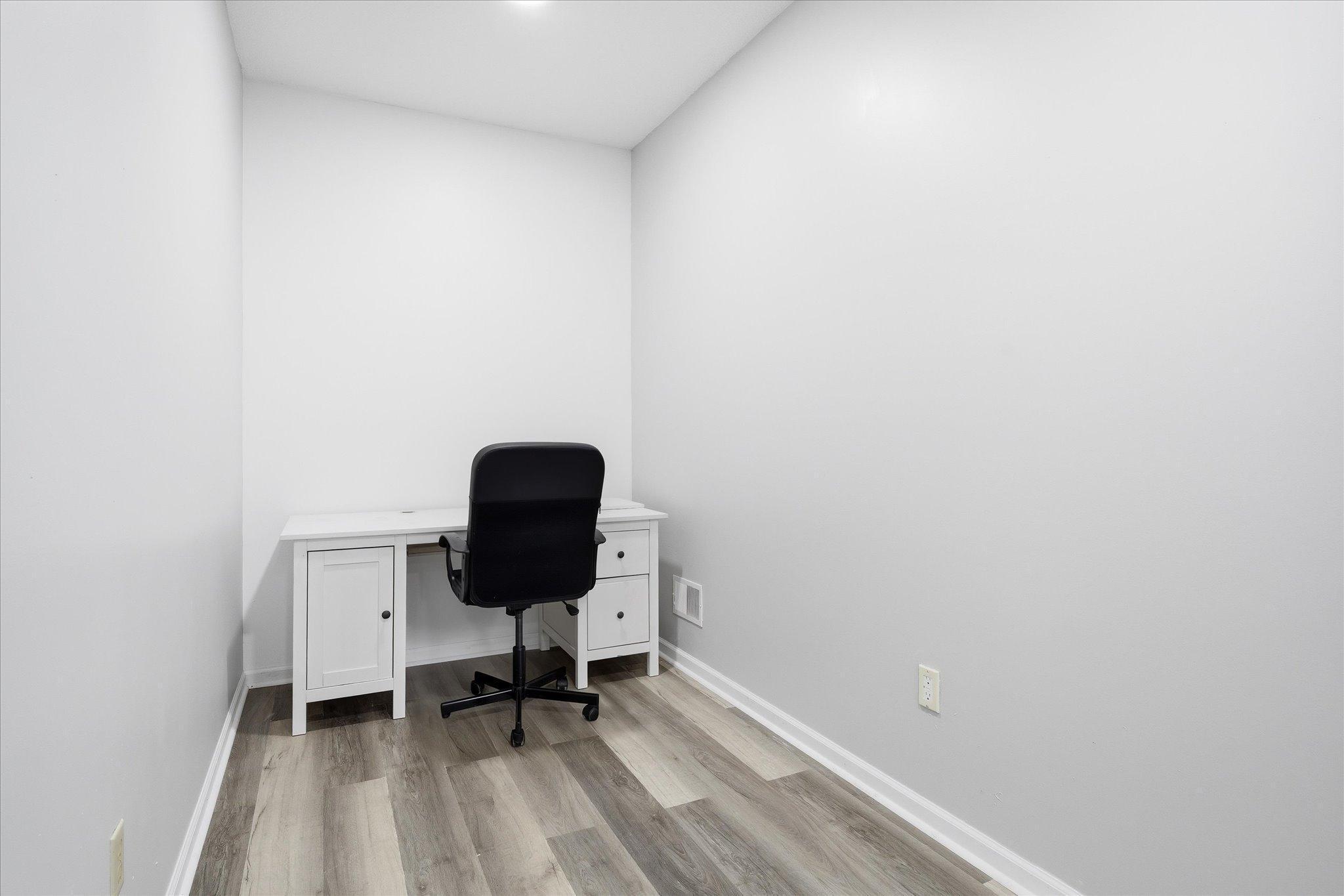 Lower level office or workout space?