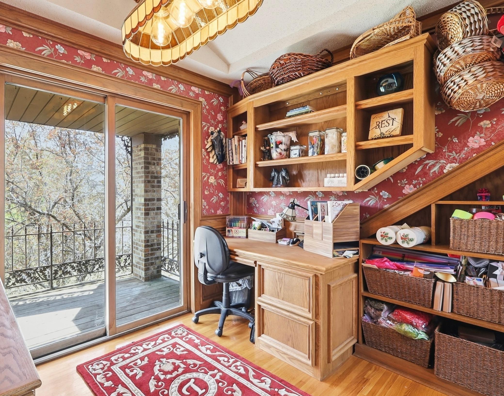 Hidden room with patio