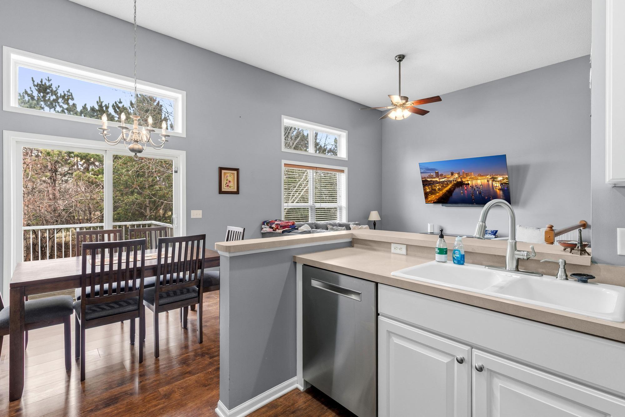 Open floor plan perfect for hosting.