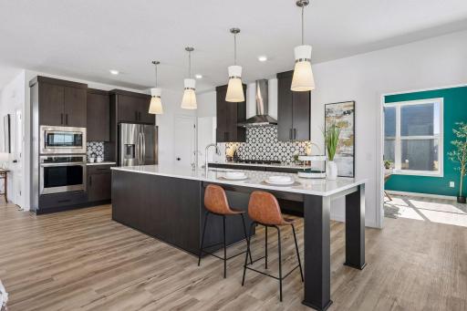 Quartz, gas cooktop