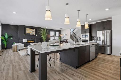 modern informal dining area for 5