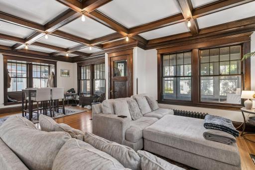 Unique layout with two dining areas on the first floor