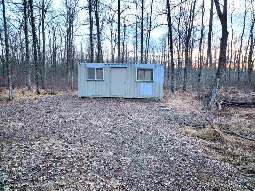 Storage container remains with the property.