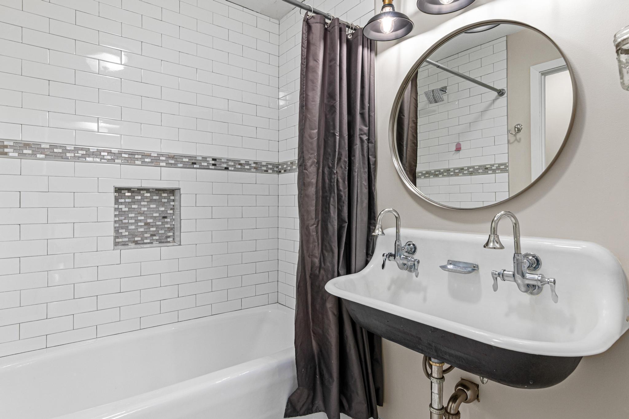 Remodeled Hall Full Bath