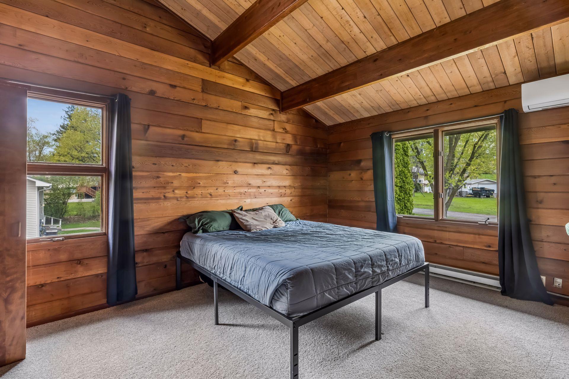 The primary bedroom is very spacious with walk-thru to the bath.