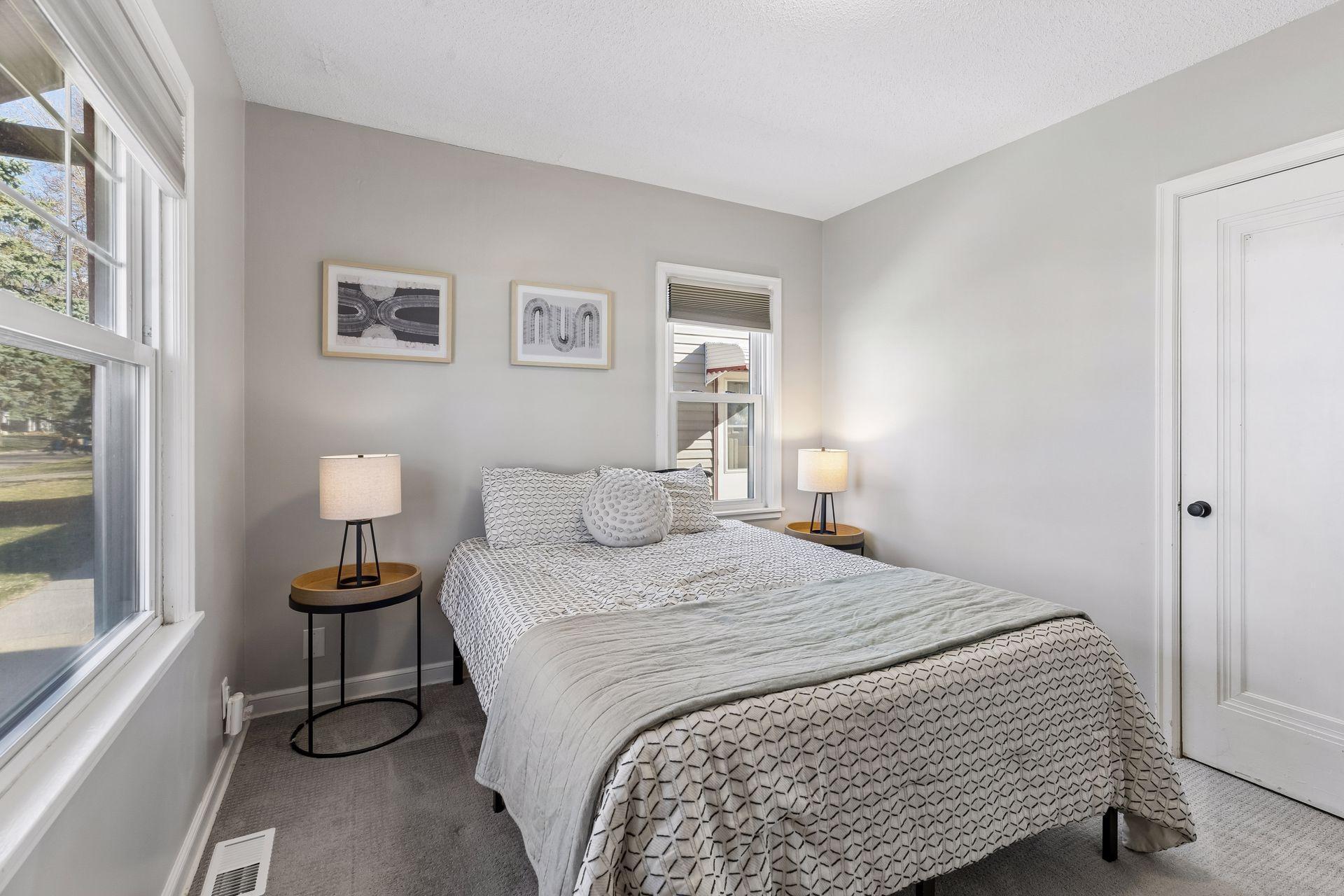 Bedroom one on the main level.