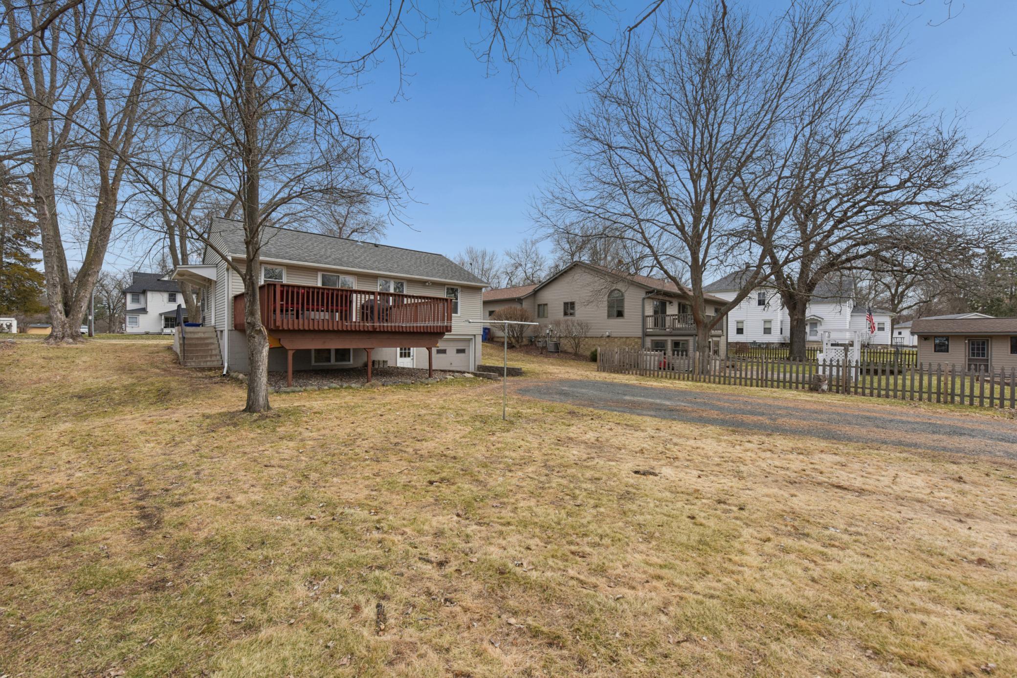 Nice size backyard for activities or just enjoying natures peaceful view.