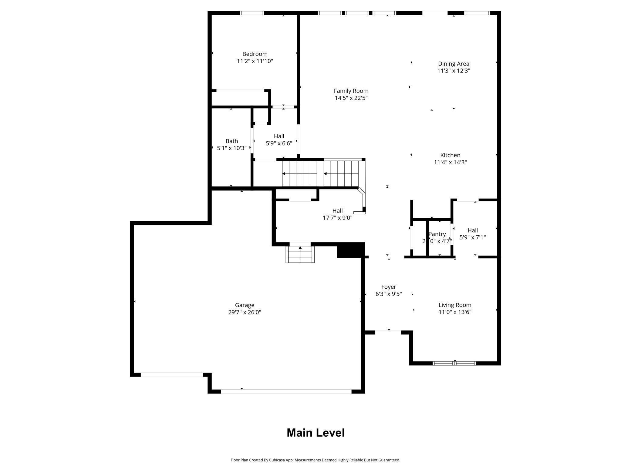 Main Level Floorplan