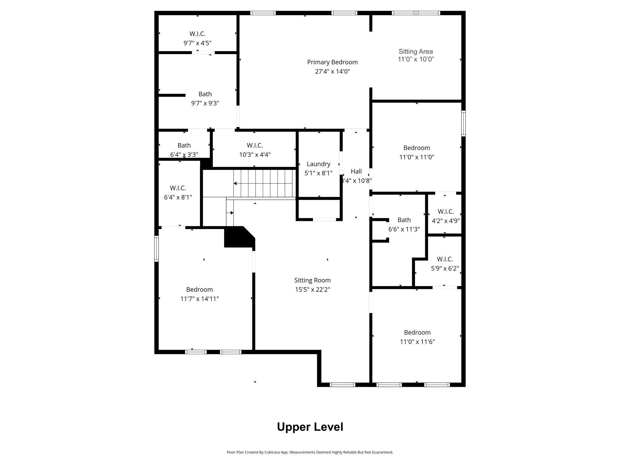 Upper Level Floorplan