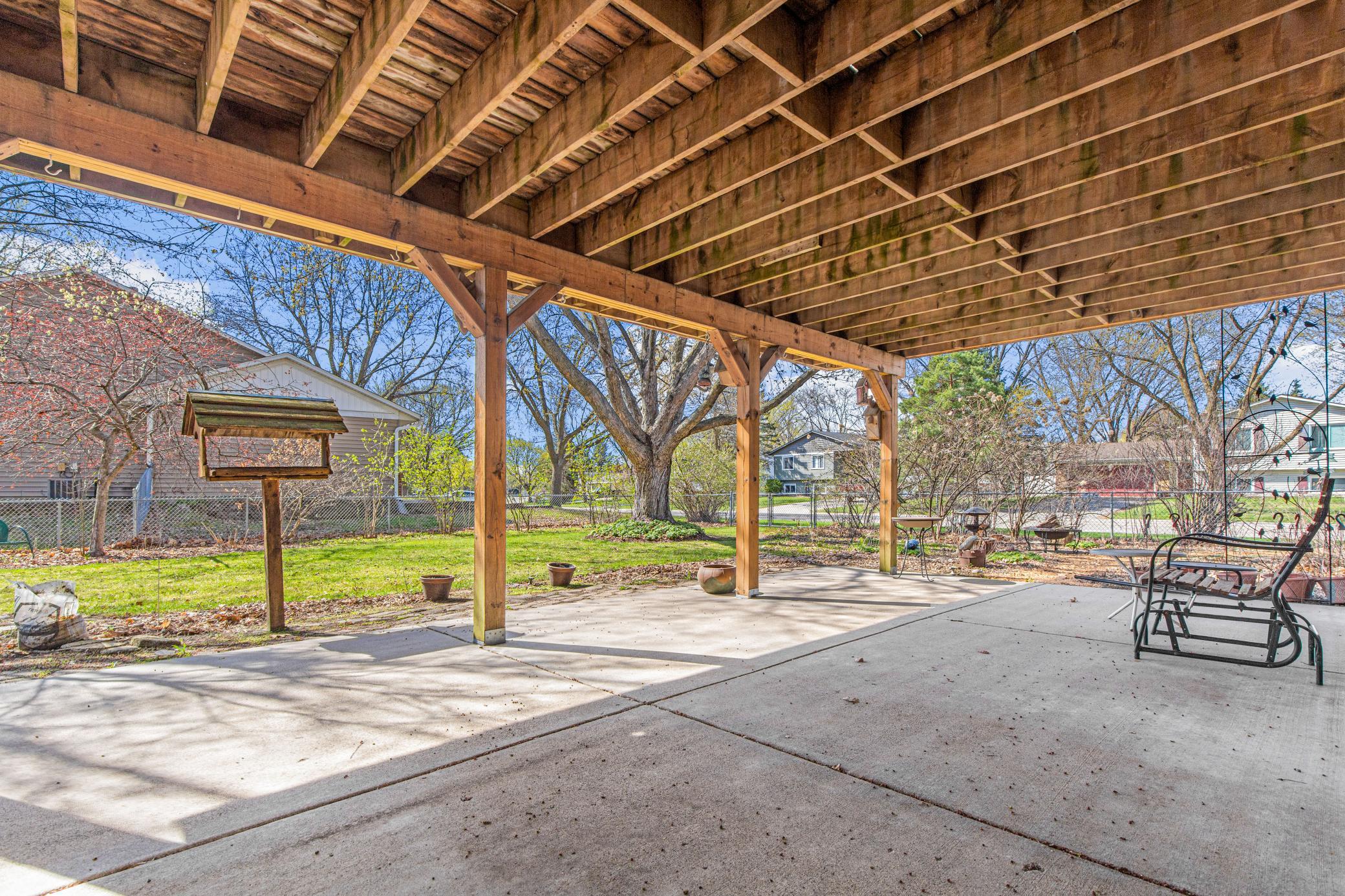 Under Deck Patio - From Lower Level Walkout