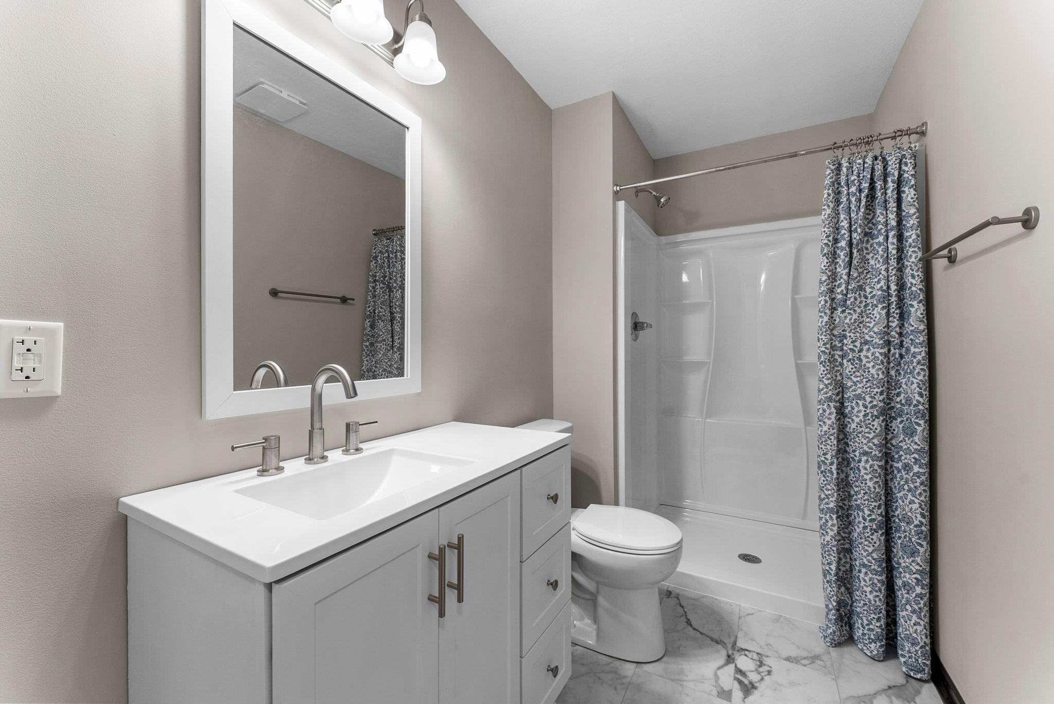 Downstairs 3/4 Bathroom