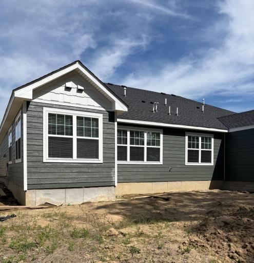 (Photo is of the actual home in progress.)