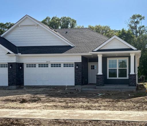(Photo is of the actual home in progress.)