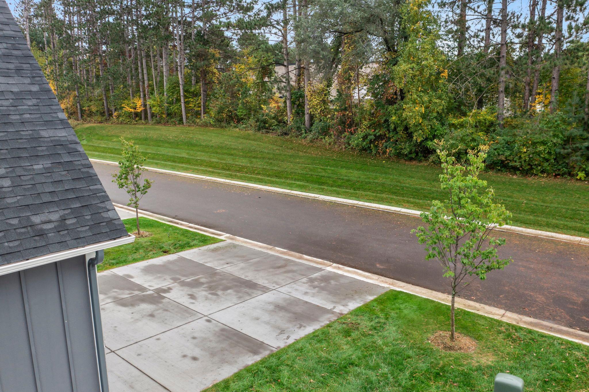 This is the view from the front patio.