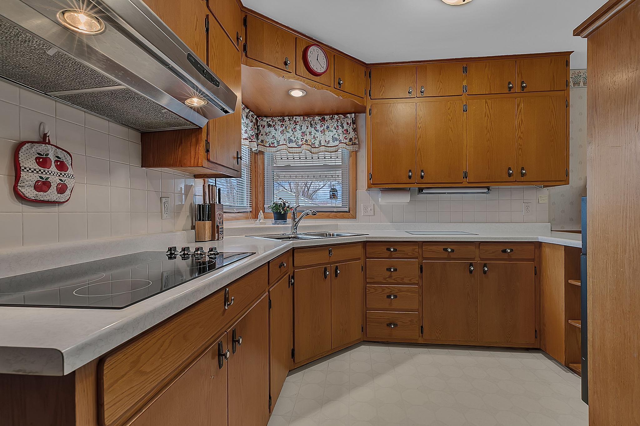 Plenty of countertop space to prepare all your meals.