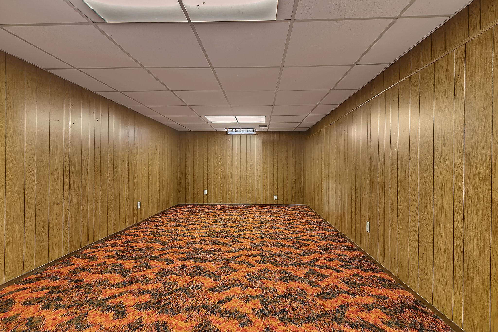 Offers excellent potential for additional living space.