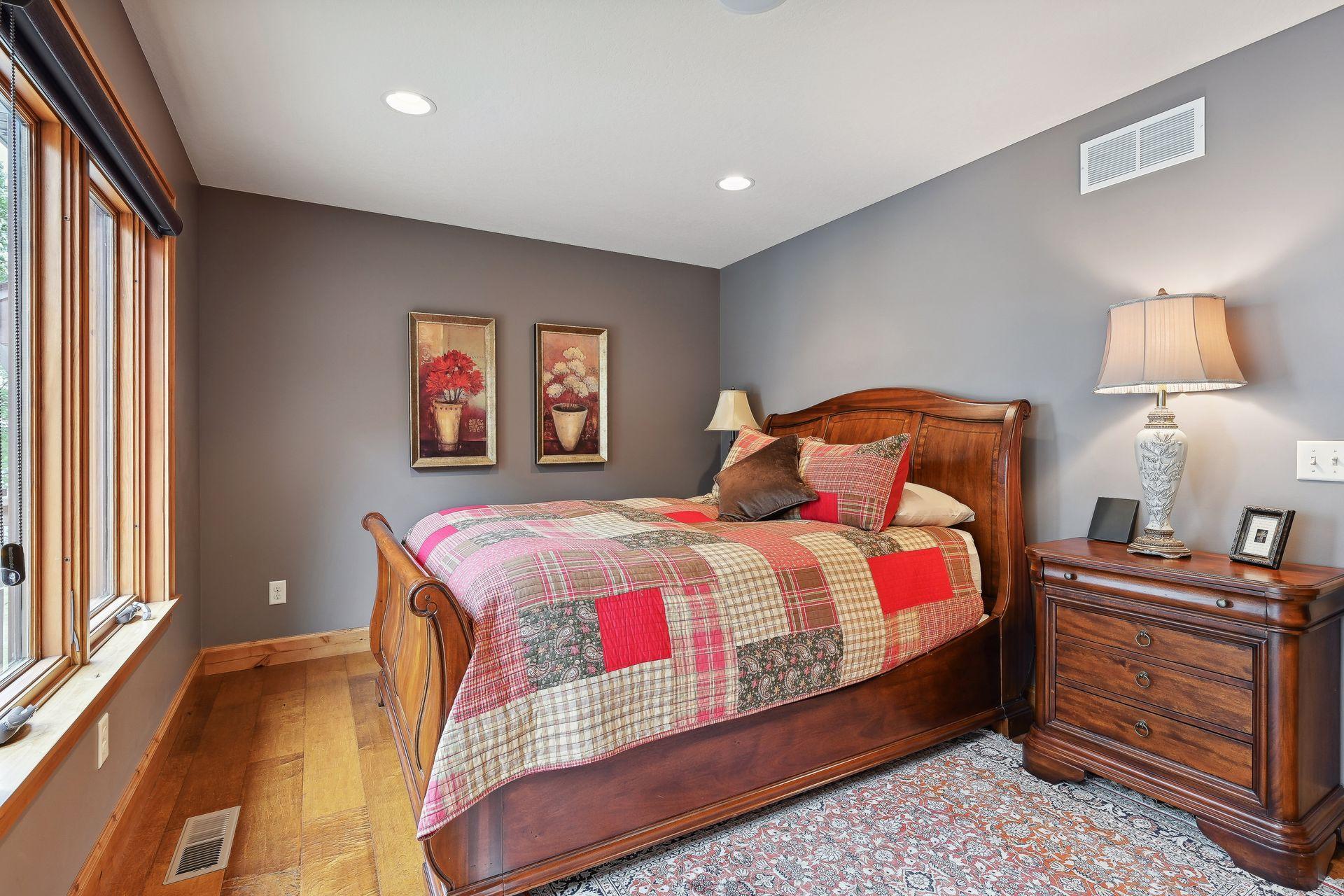 One of 4 upper level bedrooms