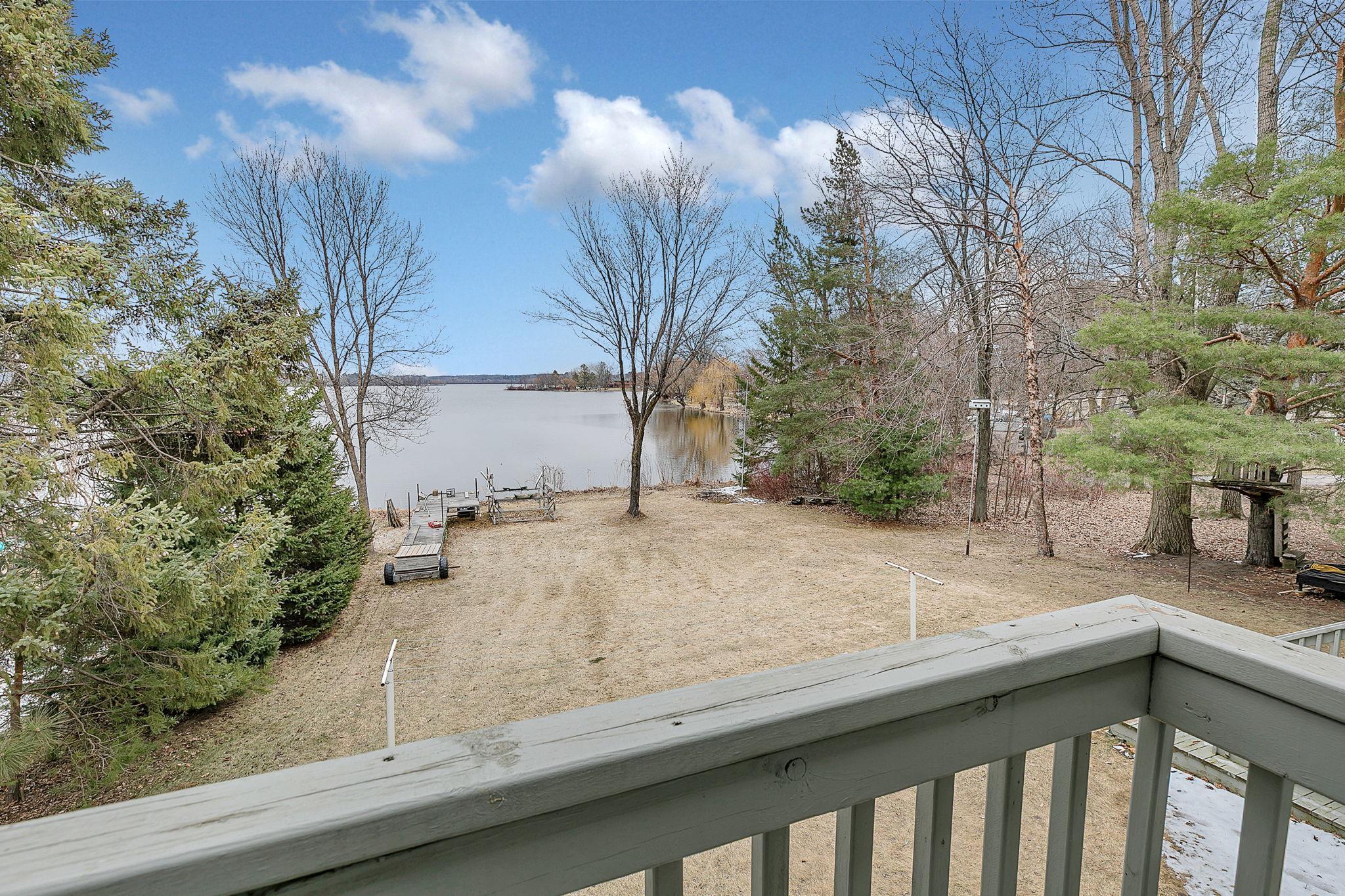 Scenic lake views create a tranquil retreat just steps from the water.