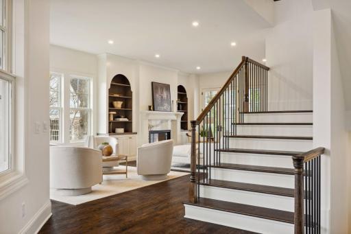 Upon entering from your front porch, you are greeted by the sun-filled living areas