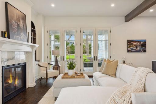 Screened porch off the family room