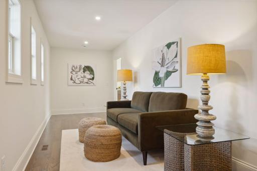 Upper level flex space