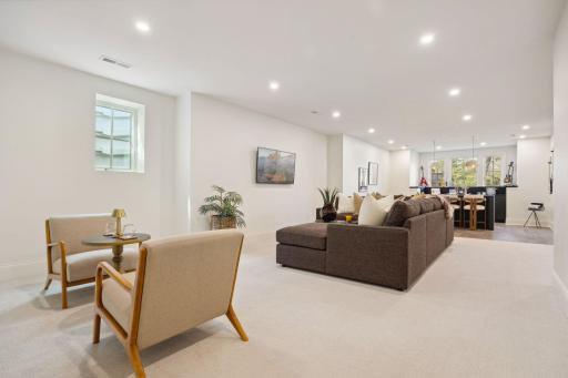Lower level family room