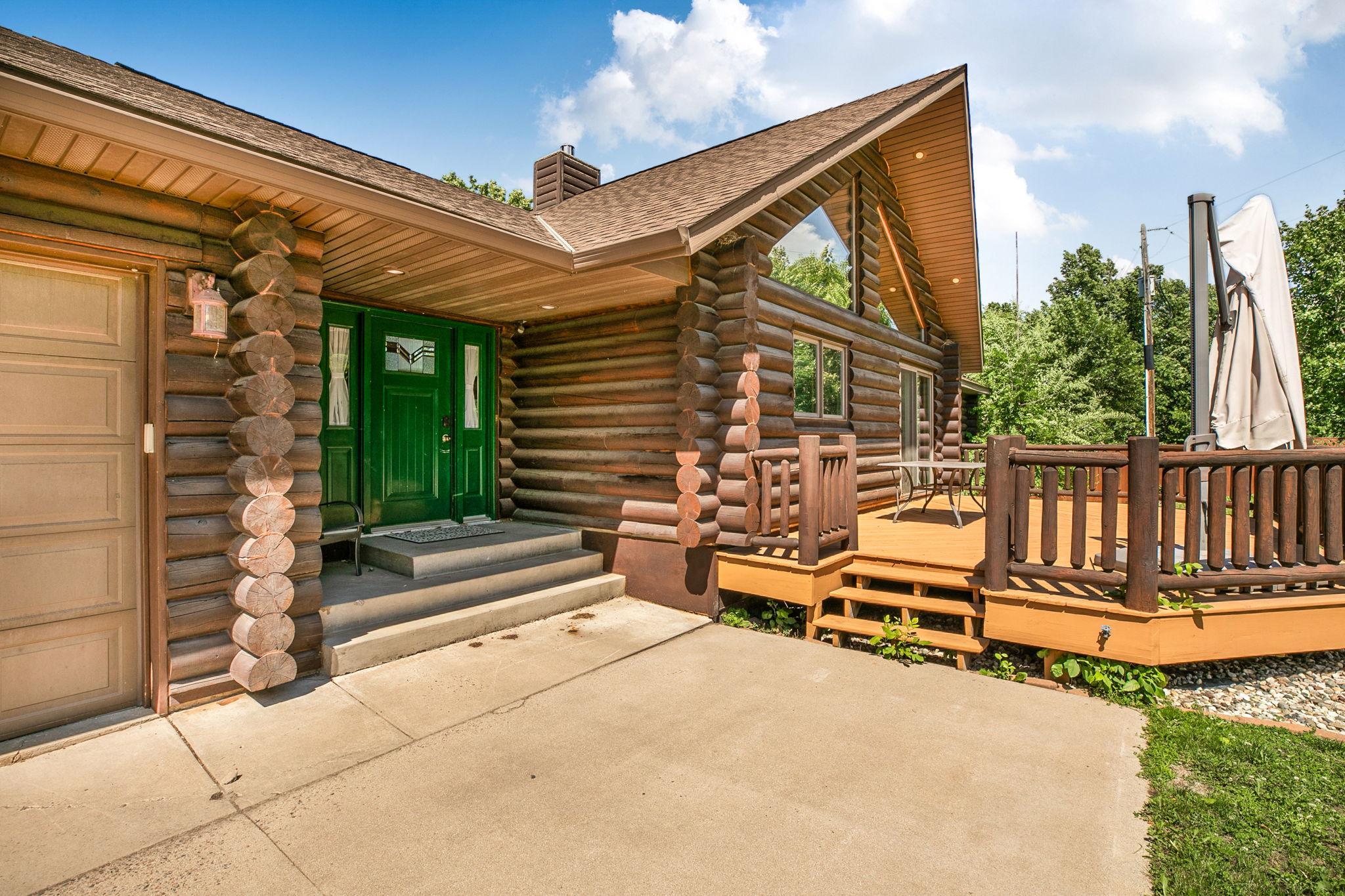 Covered front entrance to shelter you from outdoor elements.