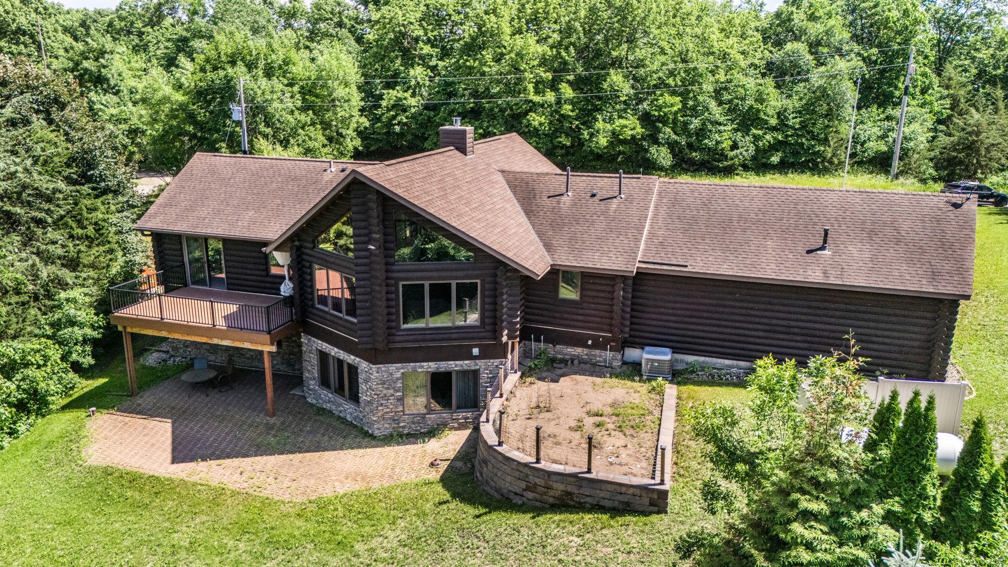 Captures the property's full layout.